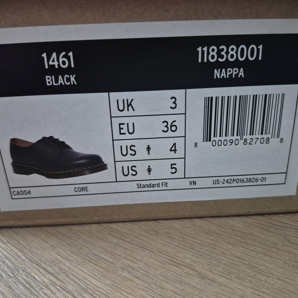 Dr. Martens 1461 Black Size 6 - Picture 6 of 7